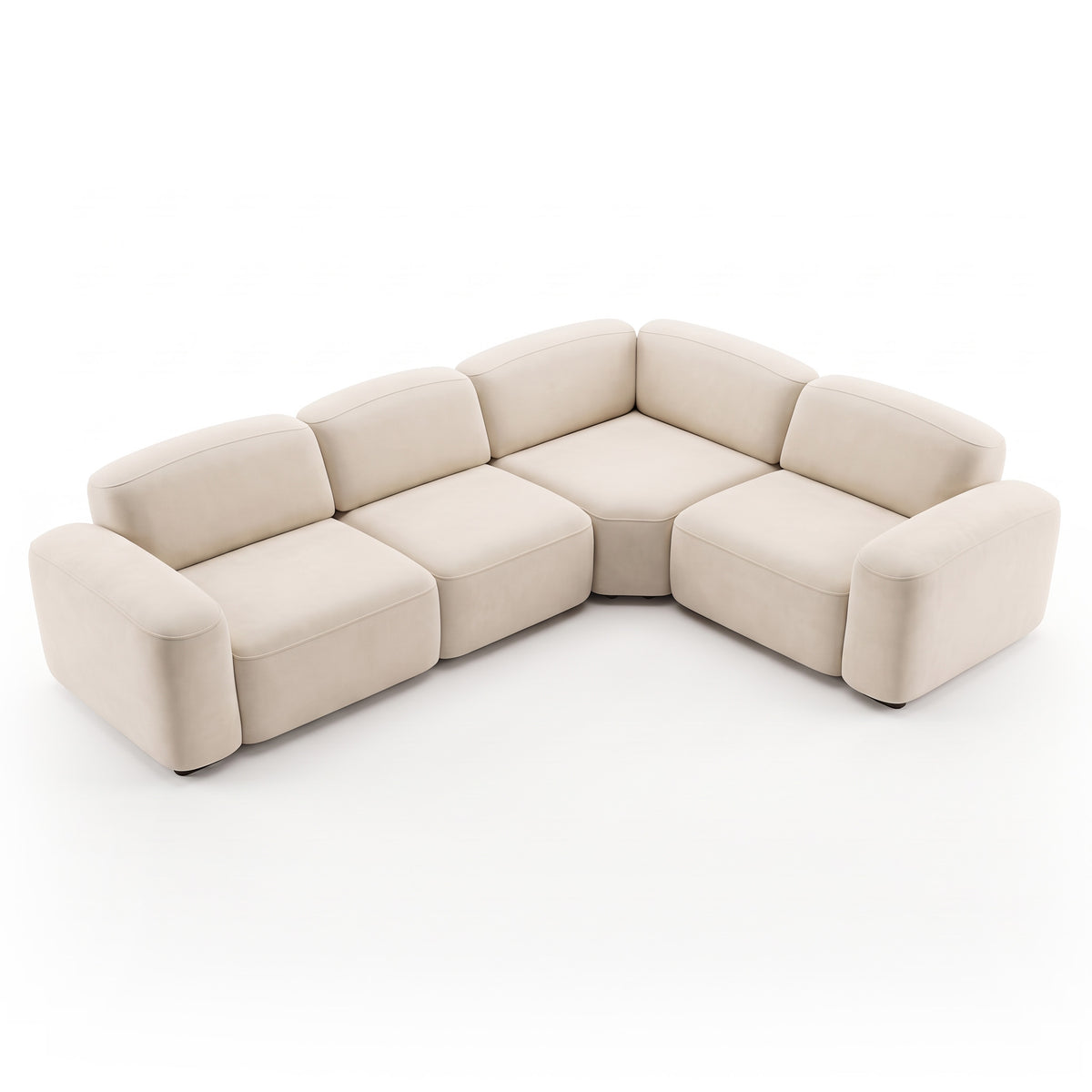 Granica - Sofa Modulaire Sectionnel - Tissu Beige