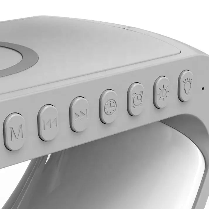 Mood Lamp - with Wireless Charger and Bluetooth Speaker - Black