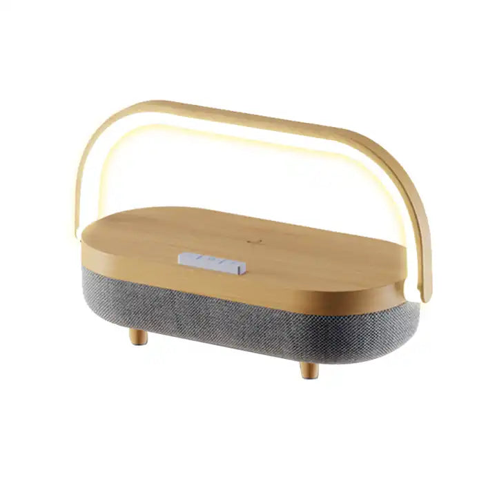 Bedside Lamp - LED, Wireless, with Wireless Charger, Phone Holder, Outdoor Bluetooth Speaker