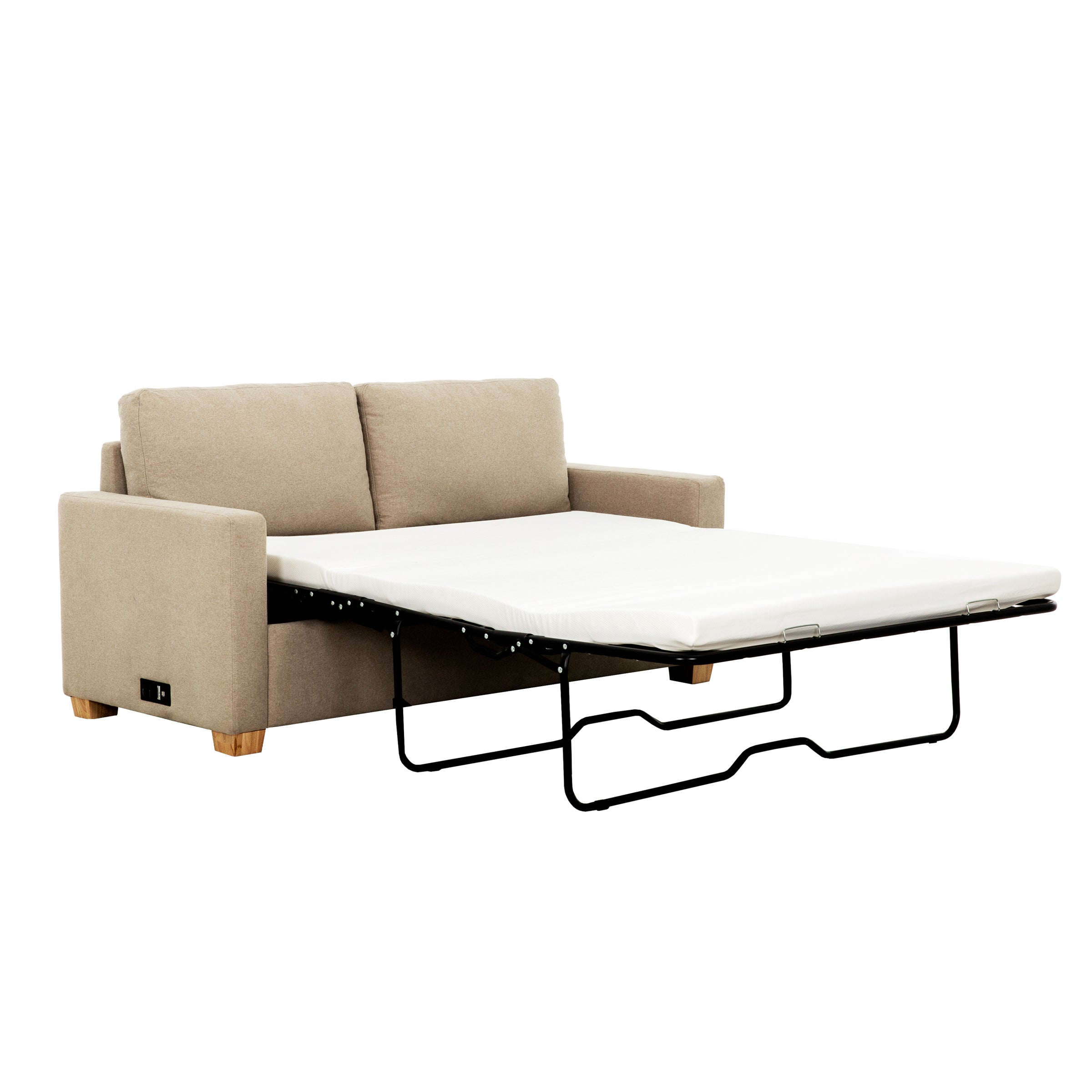 Beatrix - Sofa Bed - Beige Fabric