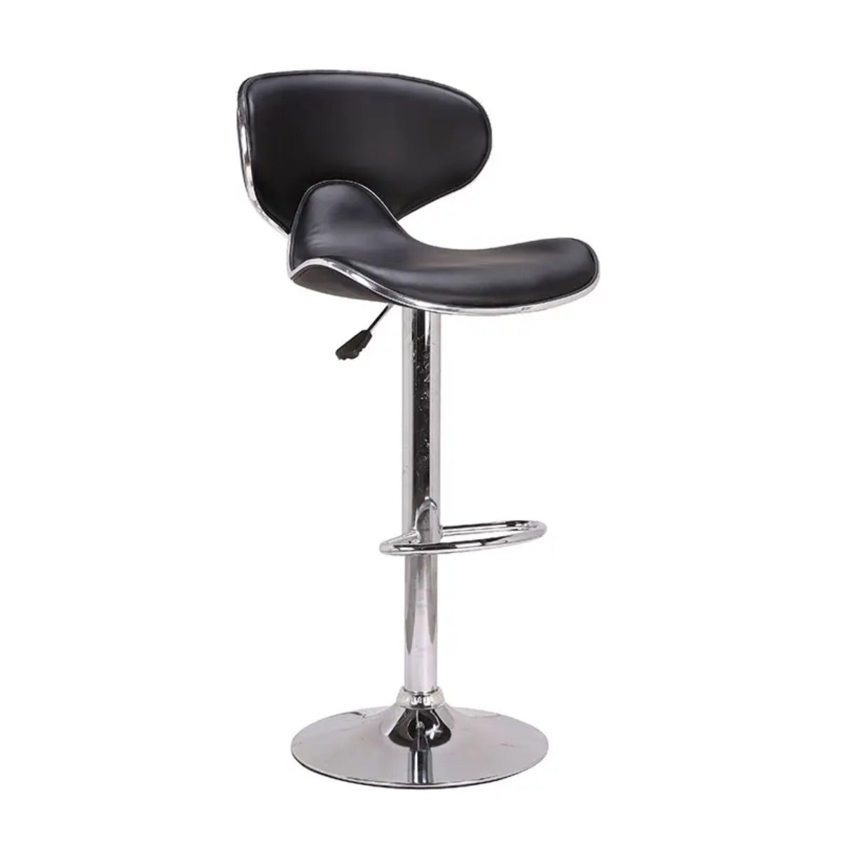 Marine - Hydraulic Bar Chair - 2 Pcs - Faux Leather