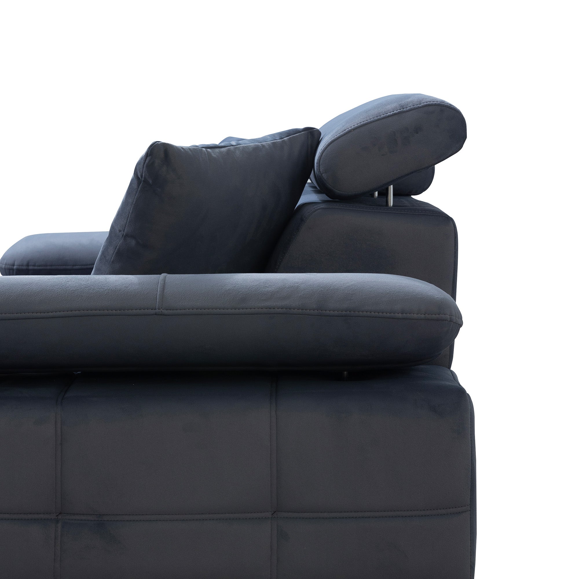 Luna - Loveseat - Anthracite Fabric