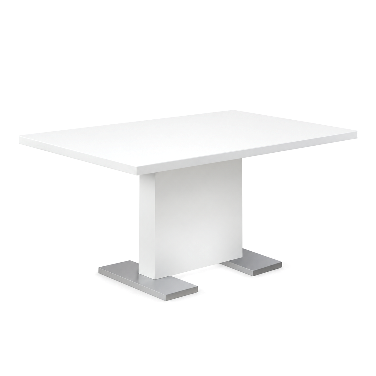 Marco - Table A Manger - Blanc Lustré