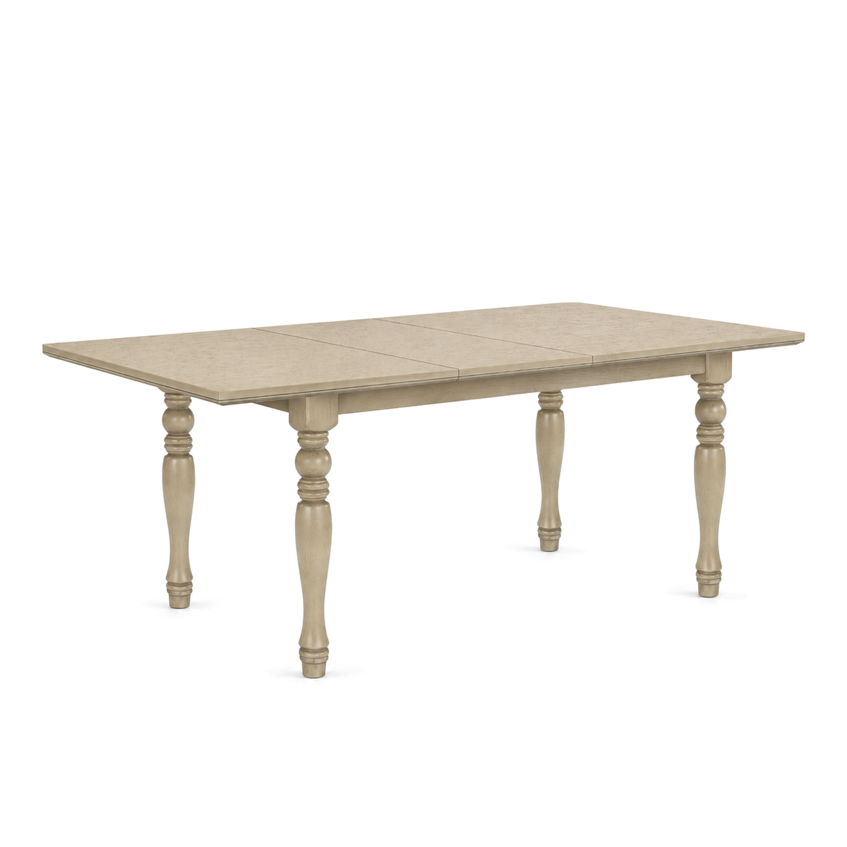 Olivier - Table A Manger - Bois Plaque Gris Antique