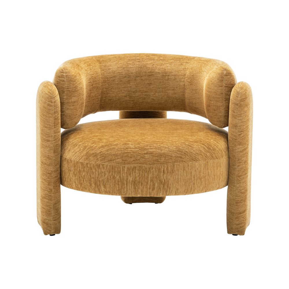 Parker - Chaise d'appoint - Tissu Or - vue 2