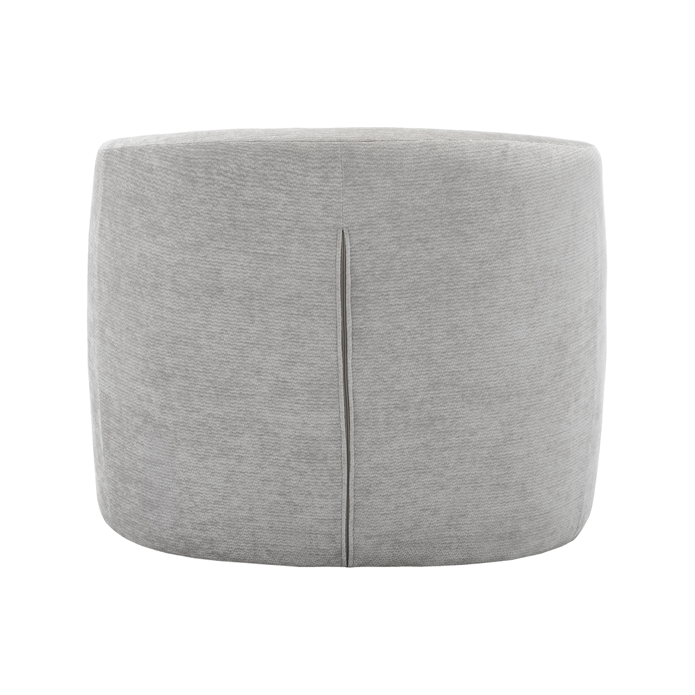 Riley - Chaise d'appoint - Tissu Gris pâle - vue 5