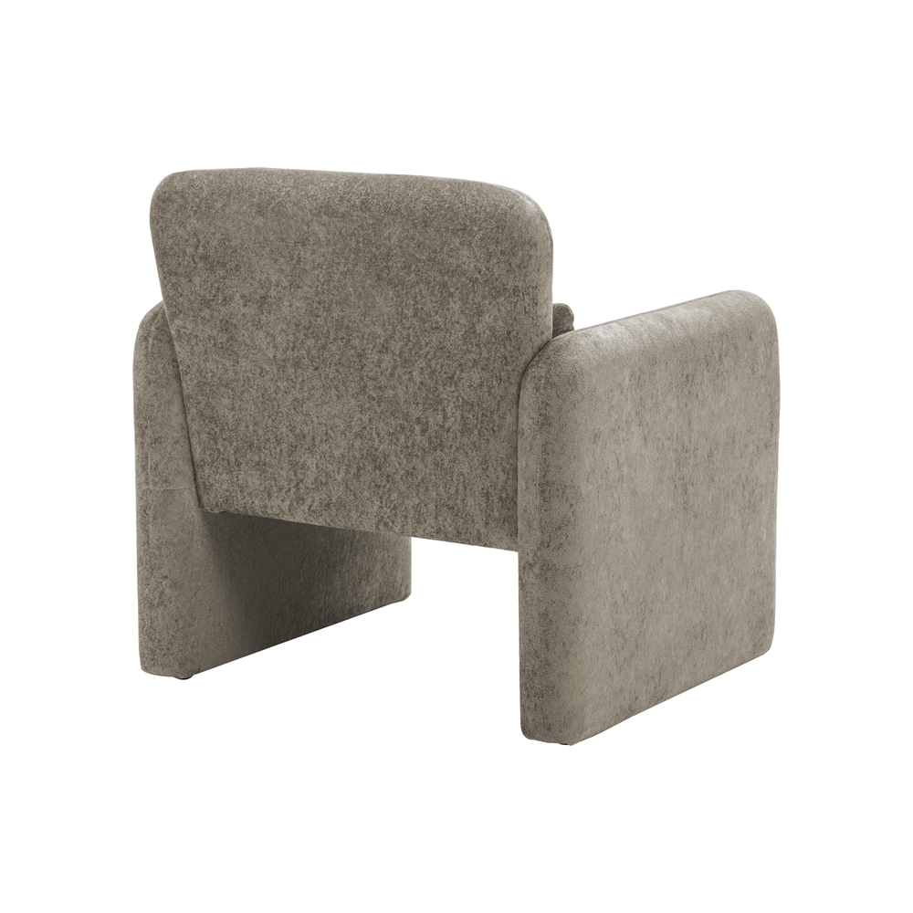 Bianca - Chaise d'appoint - Tissu Gris - vue 4