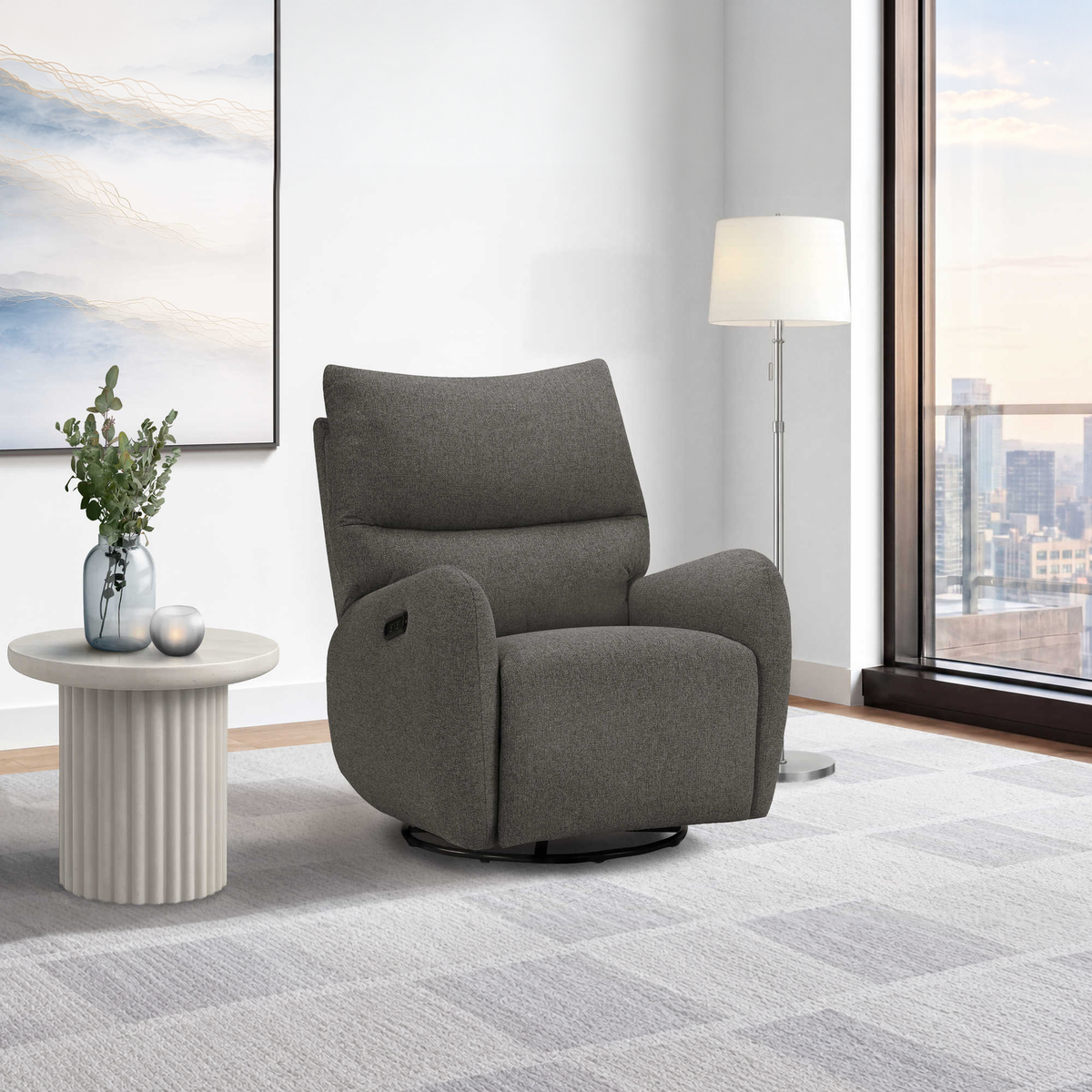 Denver - Fauteuil inclinable motorisé - Gris