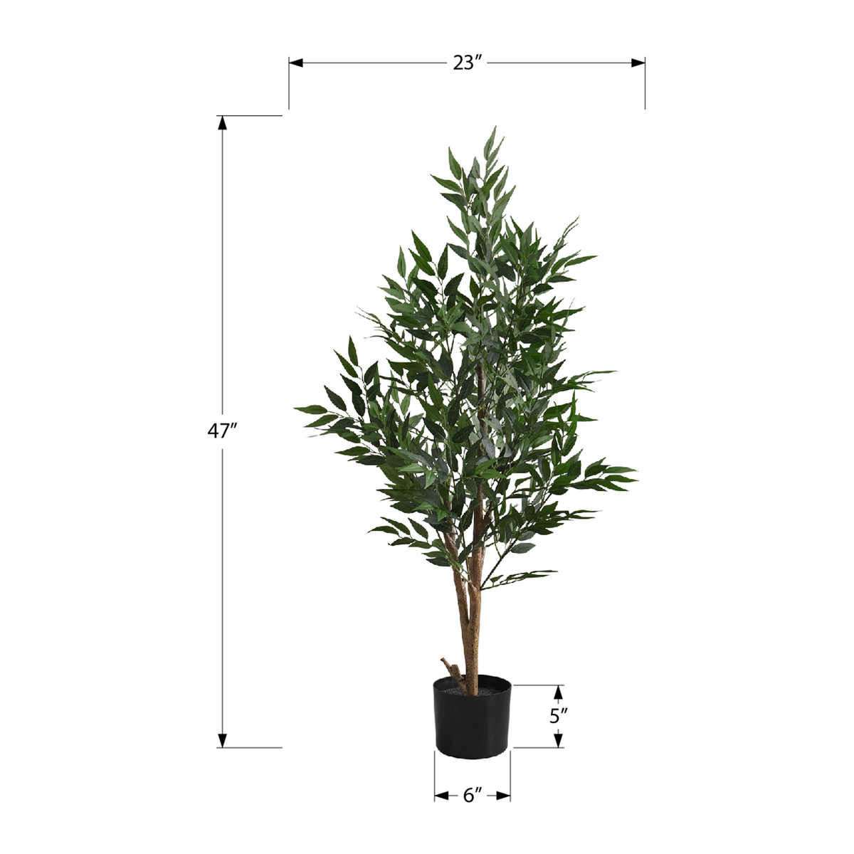 Artificial Plant - 47"H / Acacia Indoor Pot 5"