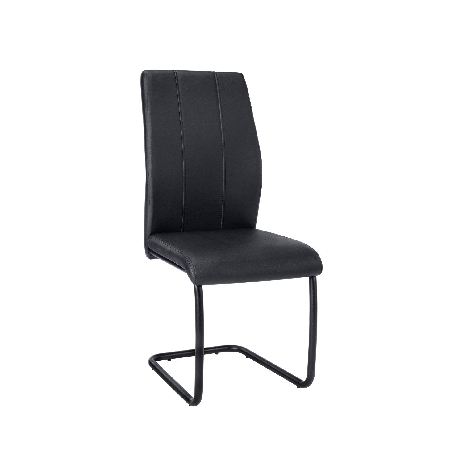 Alina - Chaise de Salle à Manger - Simili-Cuir Noir