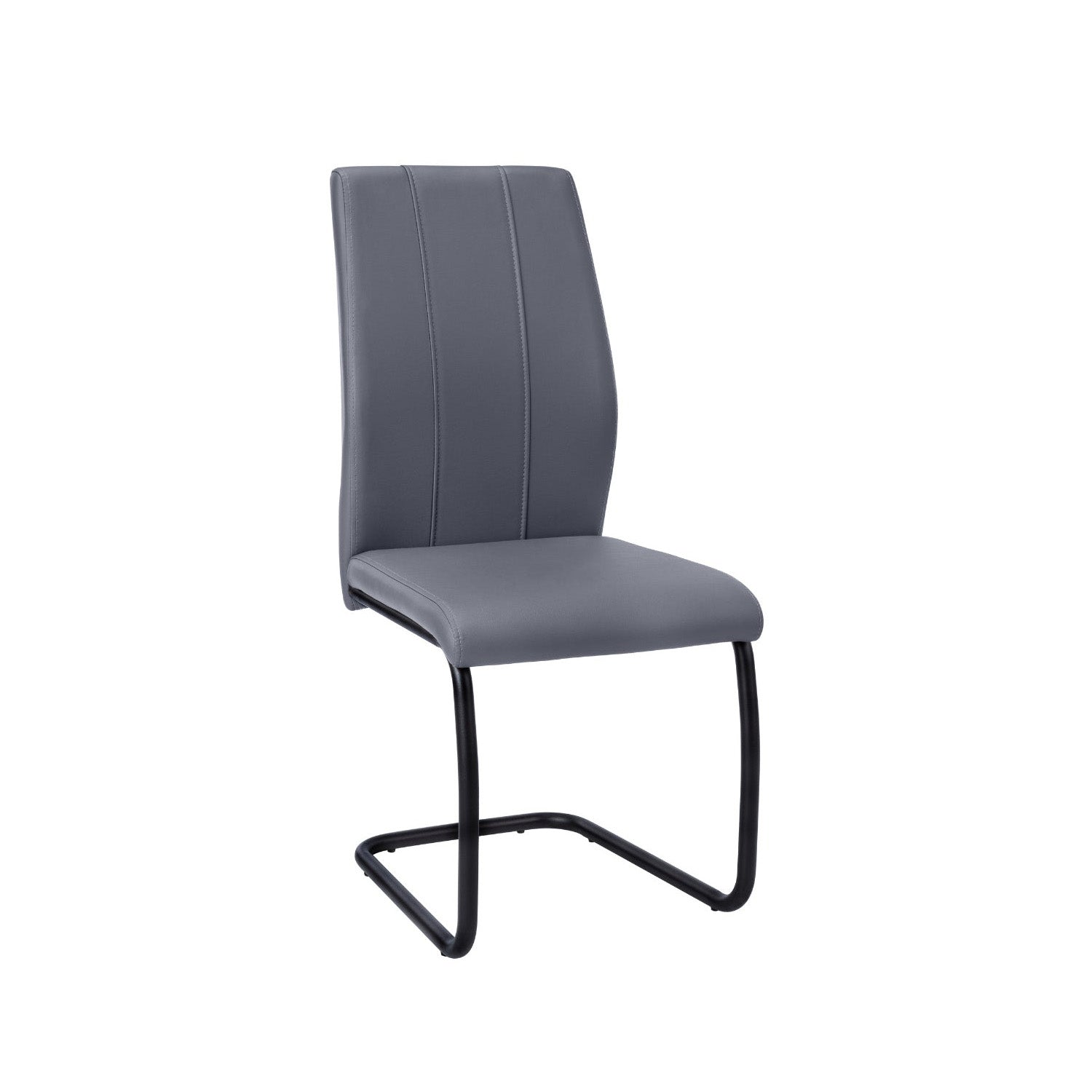 Alina - Chaise de Salle à Manger - Simili-Cuir Gris