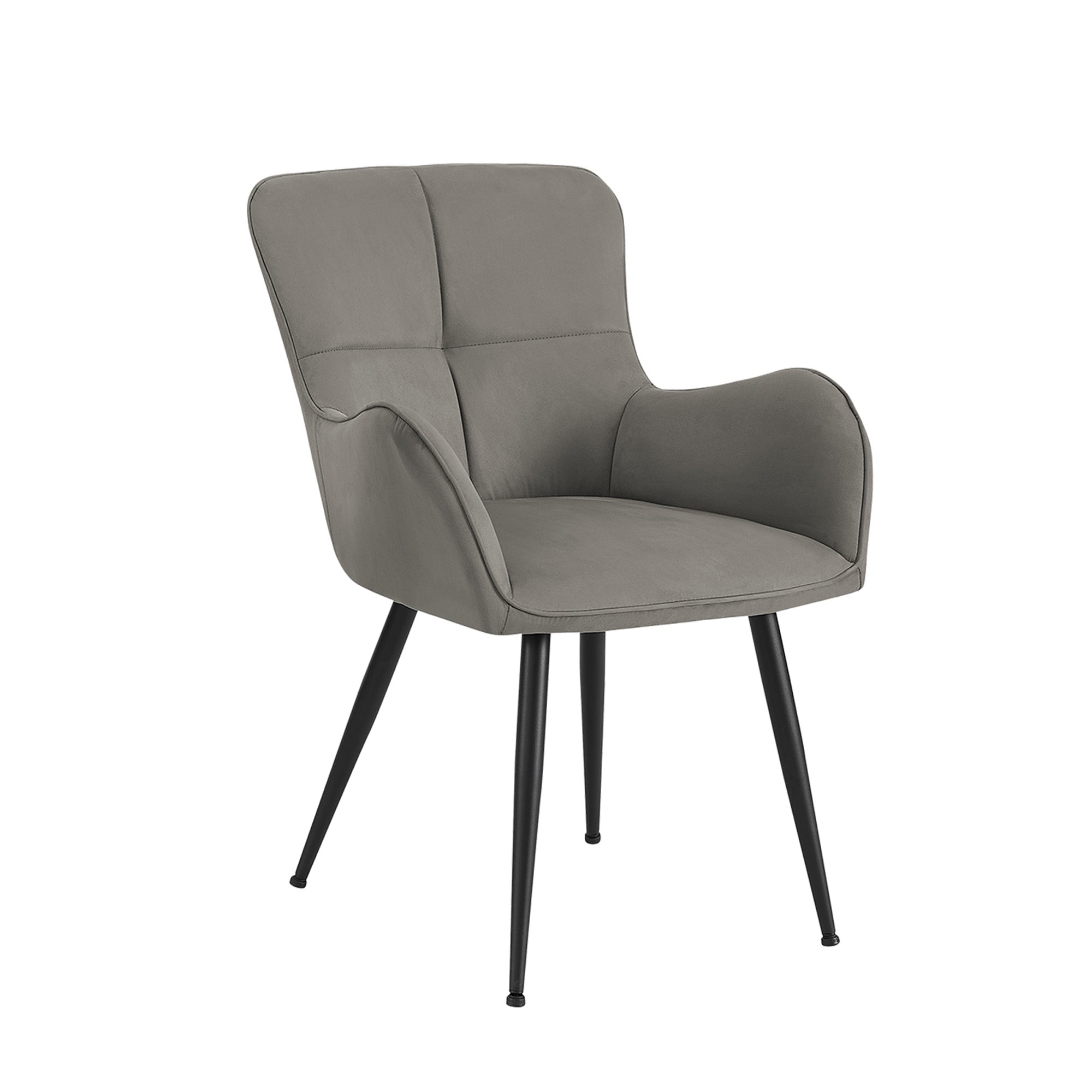 Iso - Chaise de Salle à Manger - Suède Gris