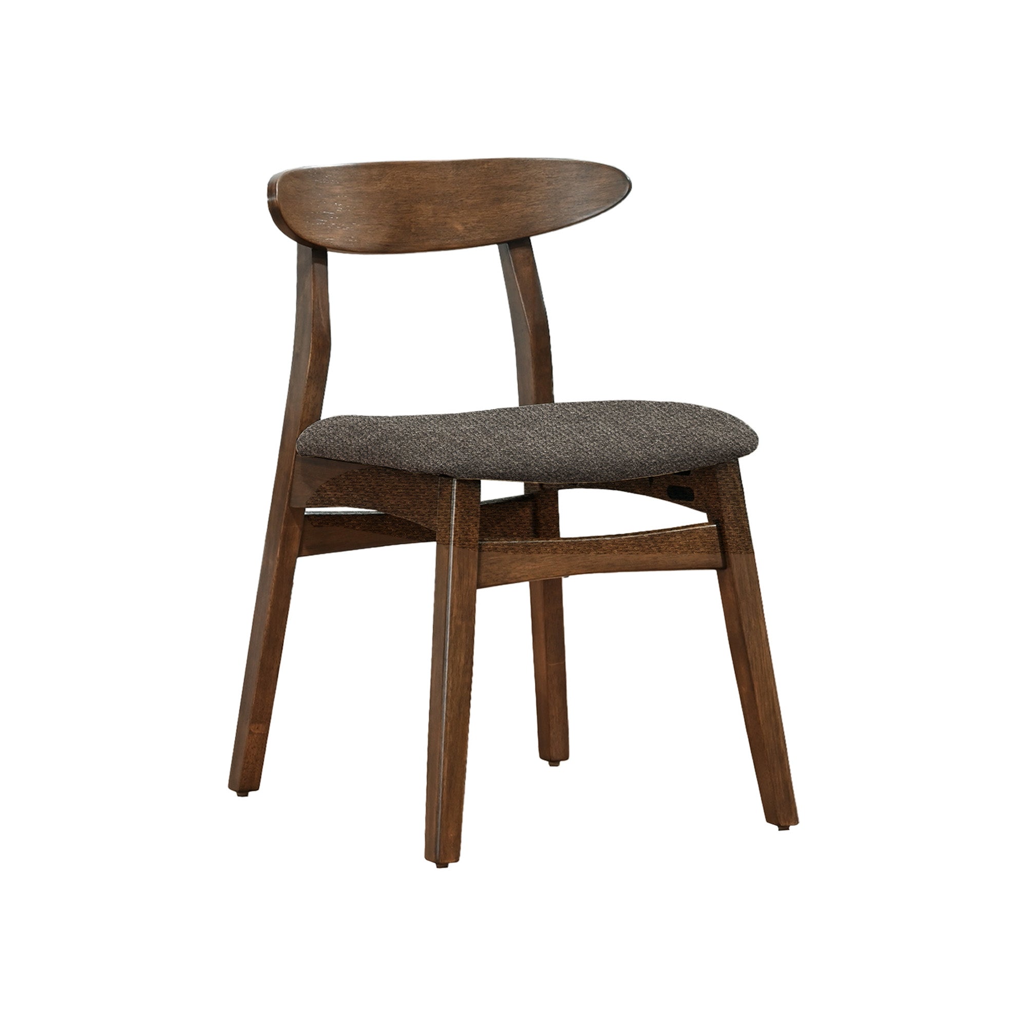 Oslo - Dining Chair - Walnut and Brown