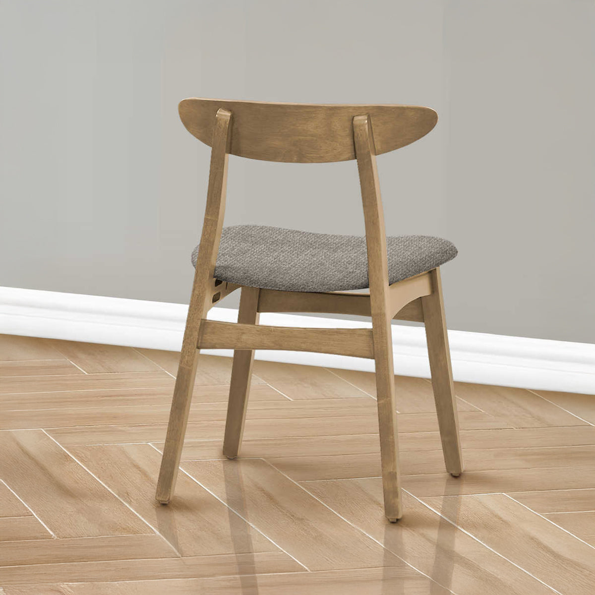 Oslo - Chaise de Salle à Manger - Noyer Pâle et Brun