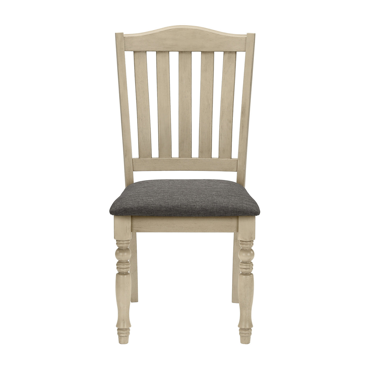 Antonin - Chaise de Salle à Manger - Bois Plaque Gris Antique