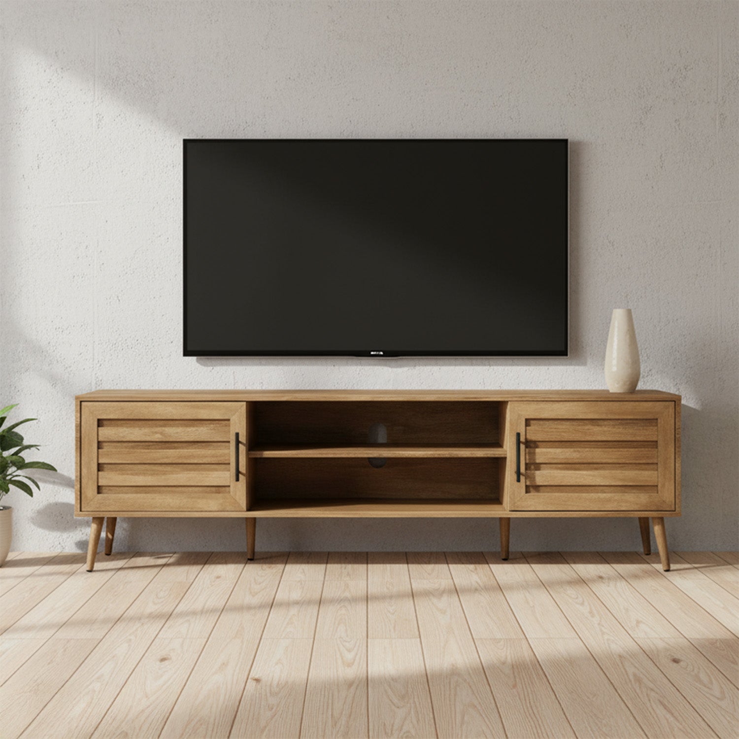 Zane - Meuble de TV - Noyer - 72 po