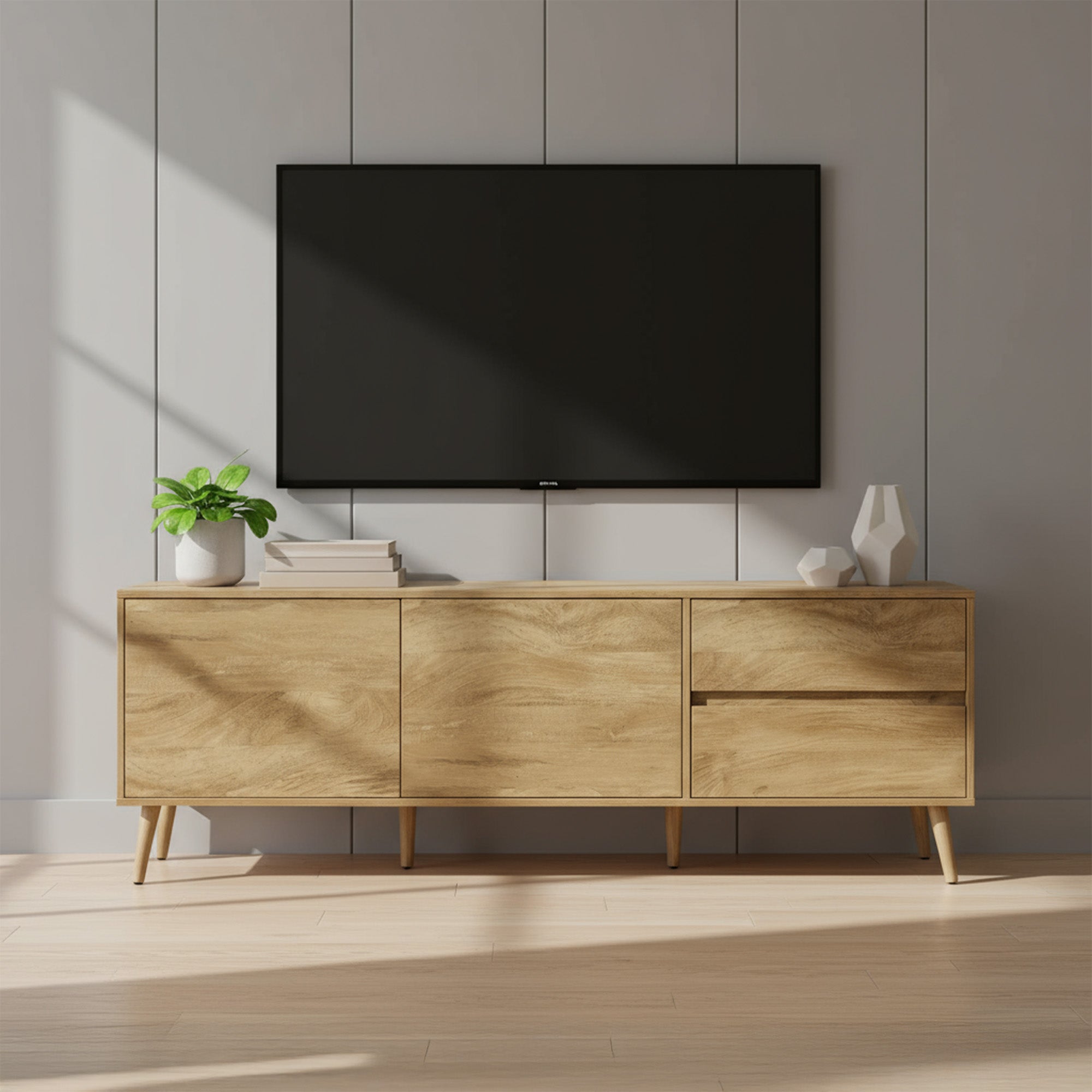 Anabelle - TV Stand - Walnut - 72 in