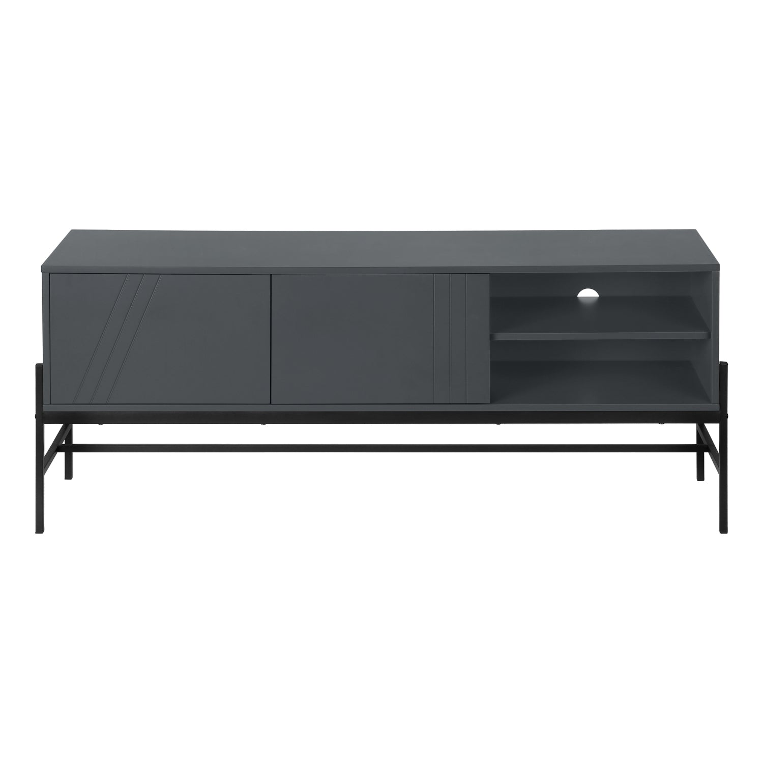 Vigo - TV Stand - Gray - 60 in