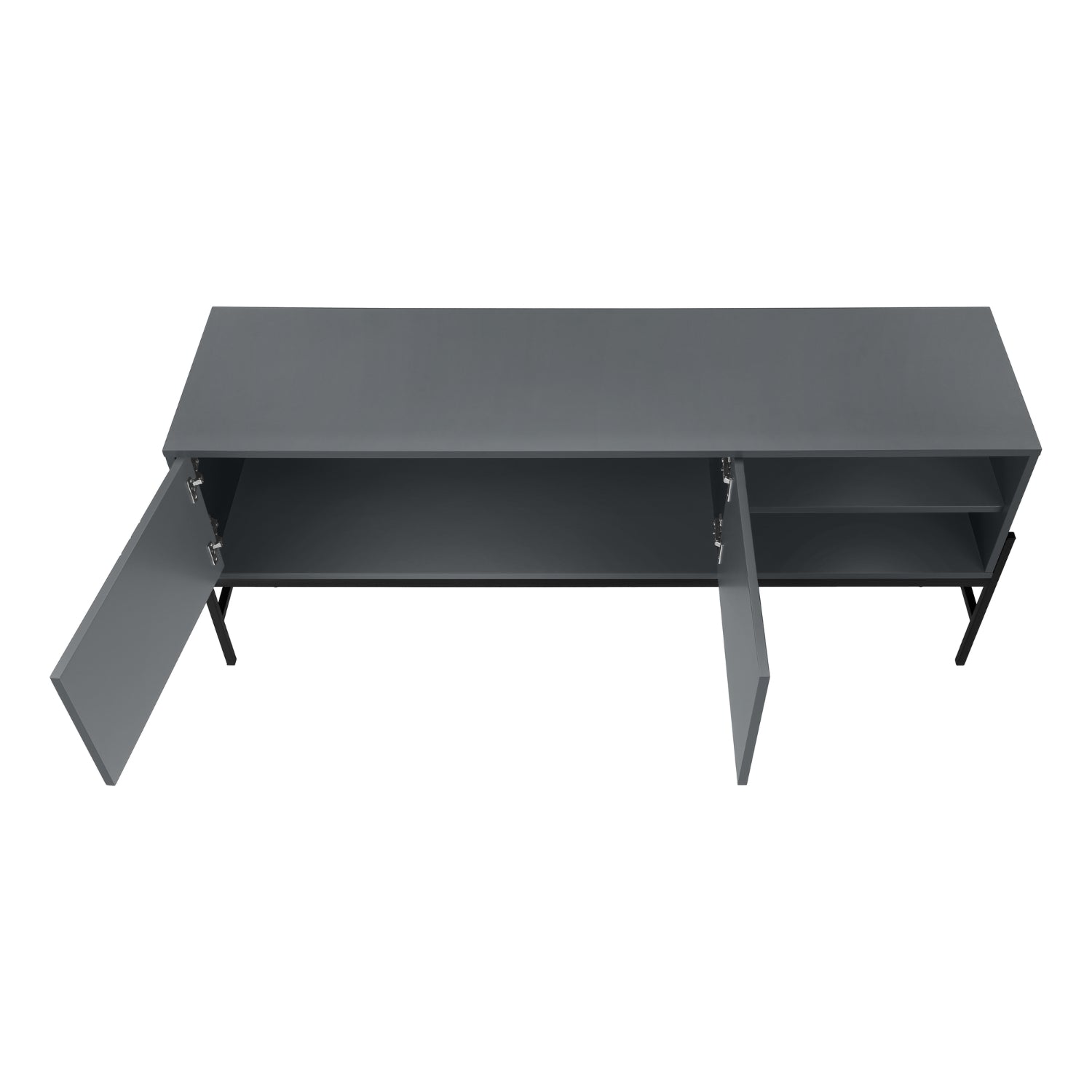 Vigo - TV Stand - Gray - 60 in