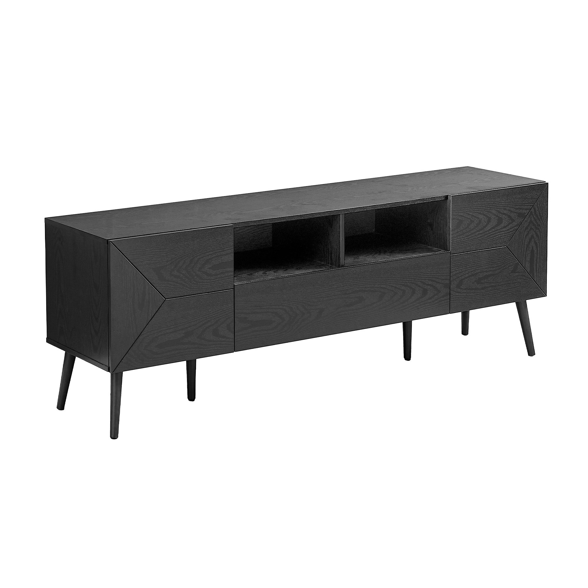 Amance - TV Stand - Black - 72 in
