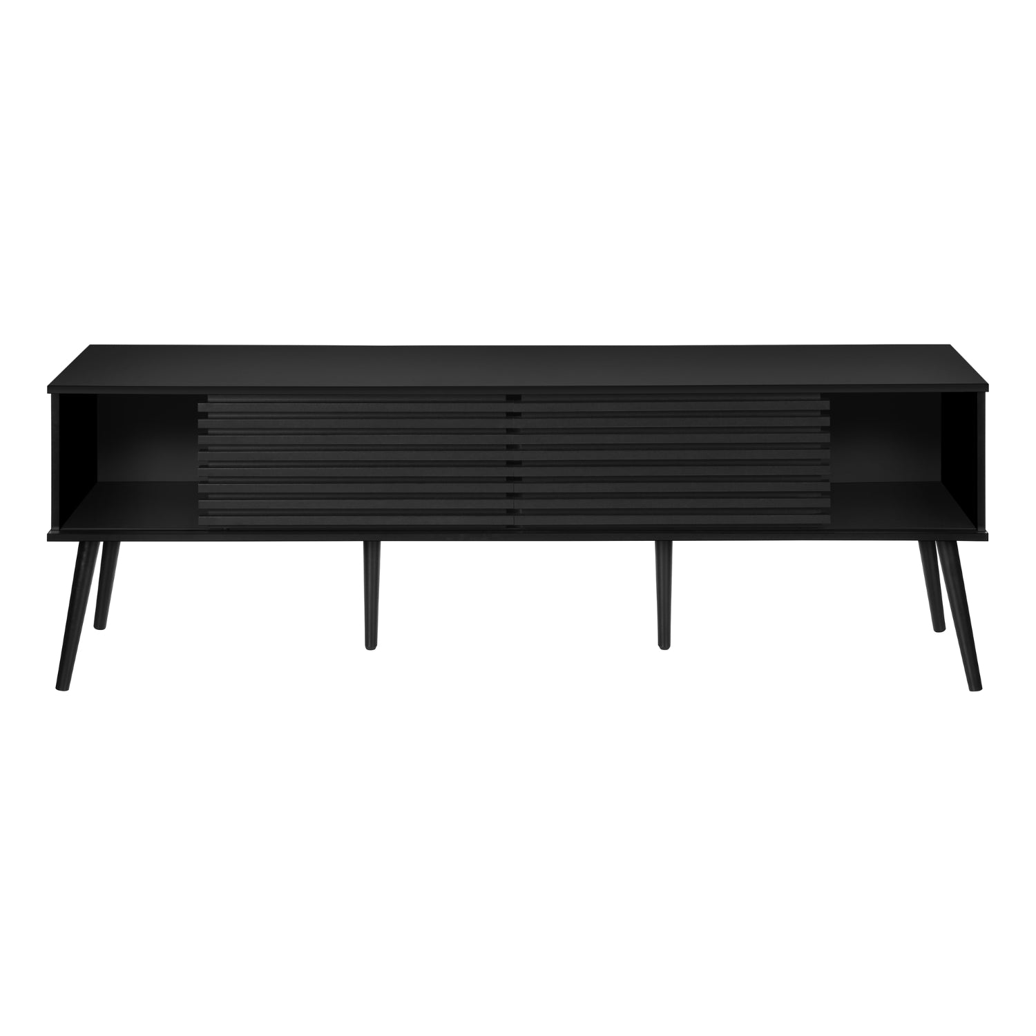 Eva - TV Stand - Black - 72 in