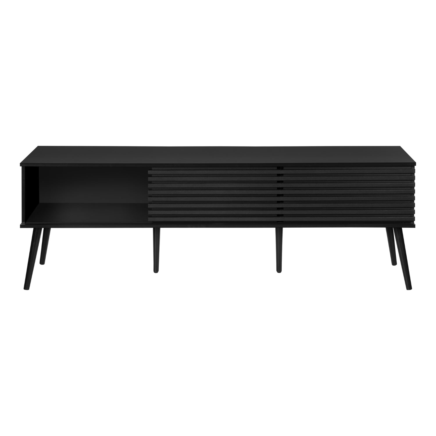 Eva - TV Stand - Black - 72 in