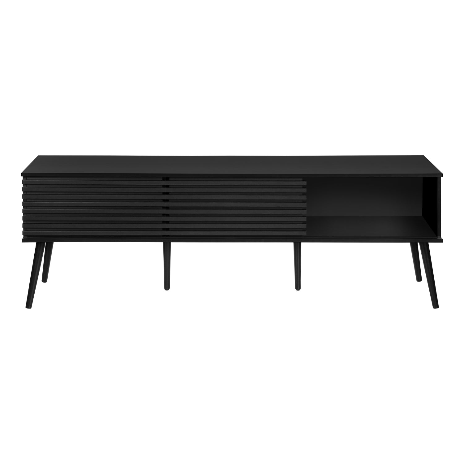 Eva - TV Stand - Black - 72 in