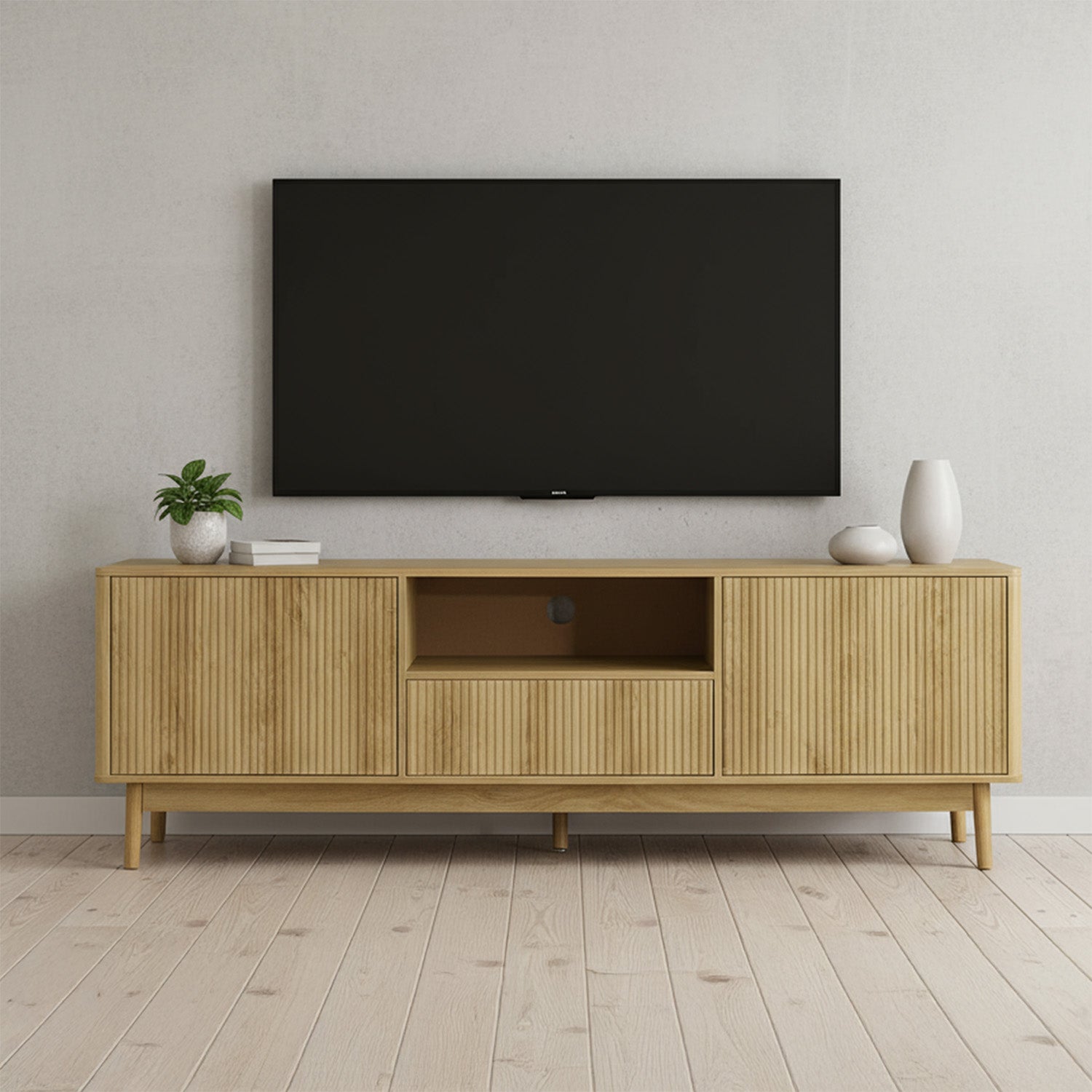 Liam - TV Stand - Walnut - 72 in