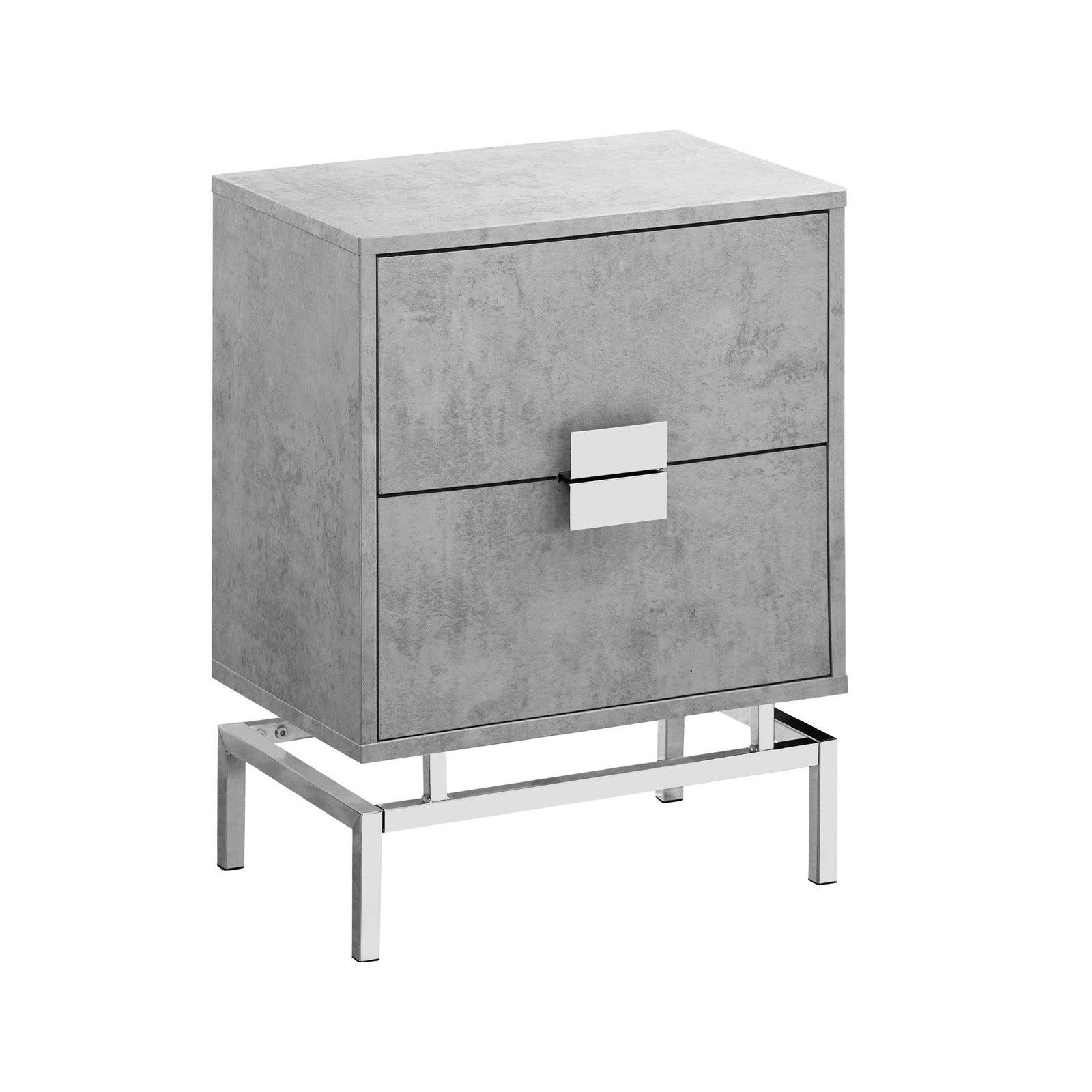 Alaric - Table de Chevet - Gris Ciment