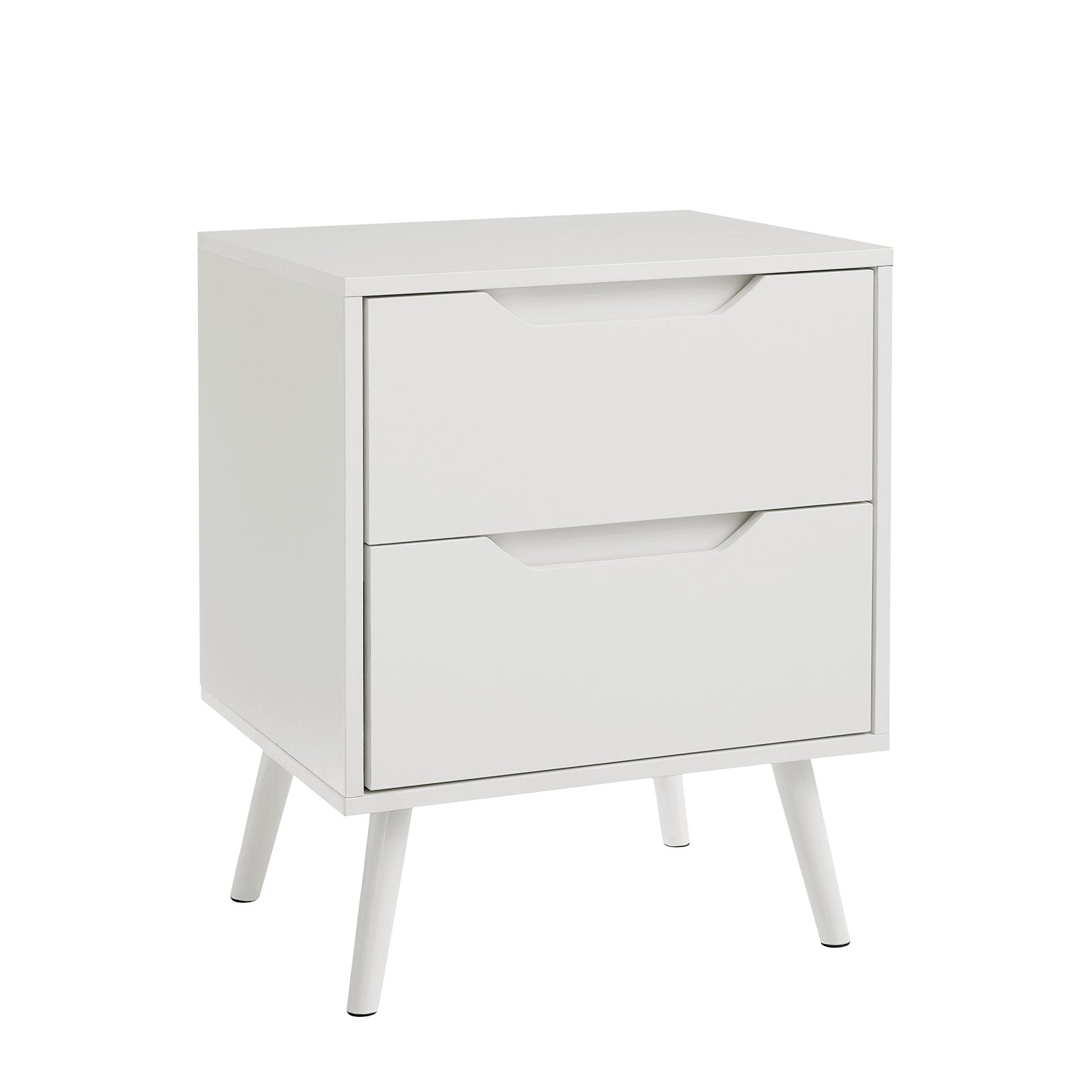 Basile - Table de Chevet - Blanc