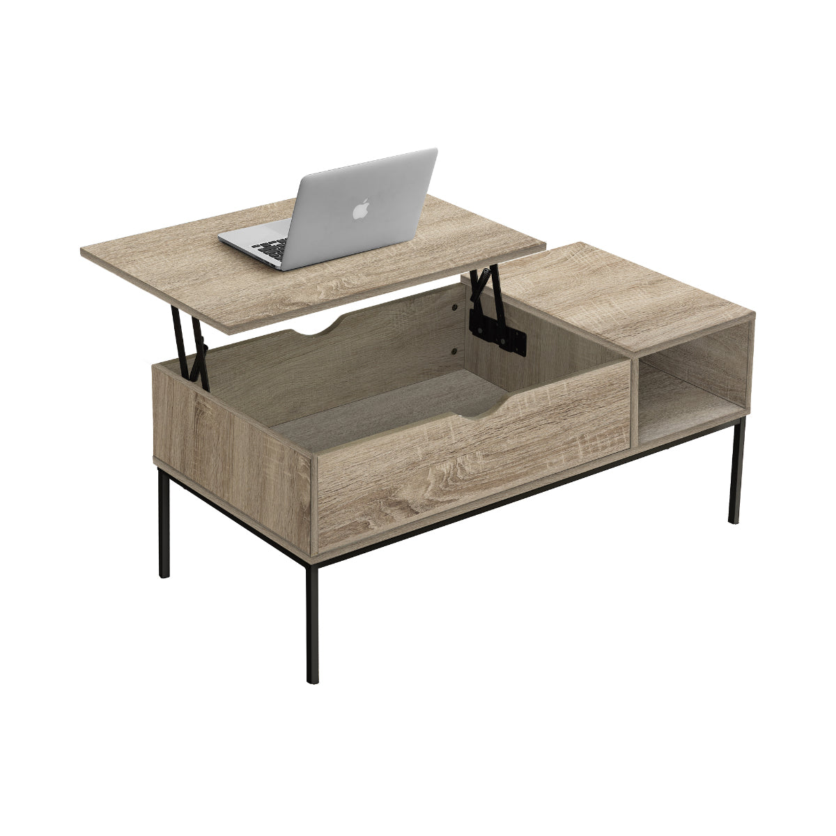 Henry - Coffee Table With Lift Top - Taupe