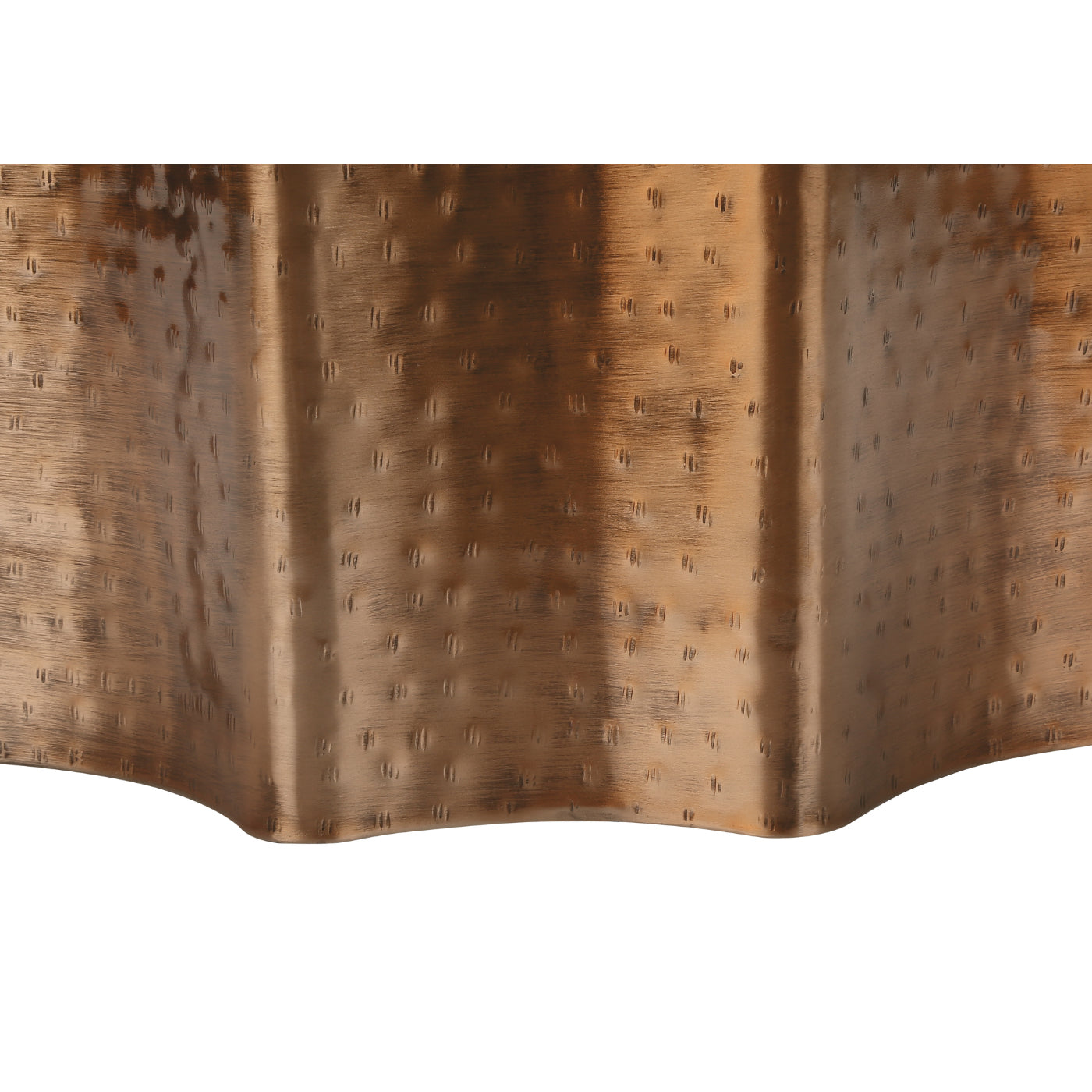 Mathilde - Side Table - Drum Metal Copper End Table