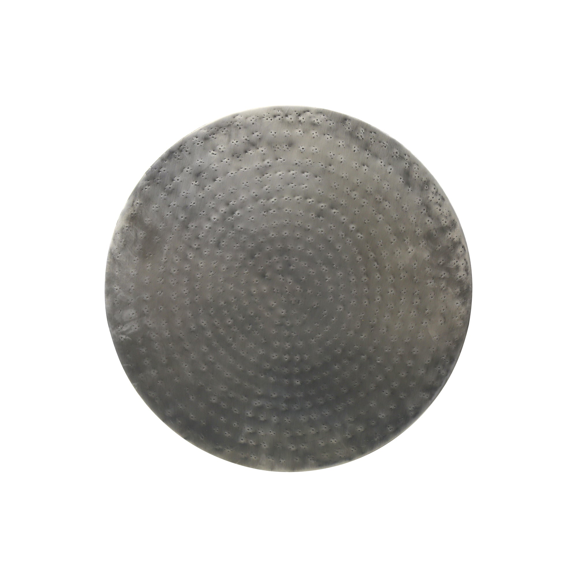 Camille - Side Table - Drum Metal End Table Grey