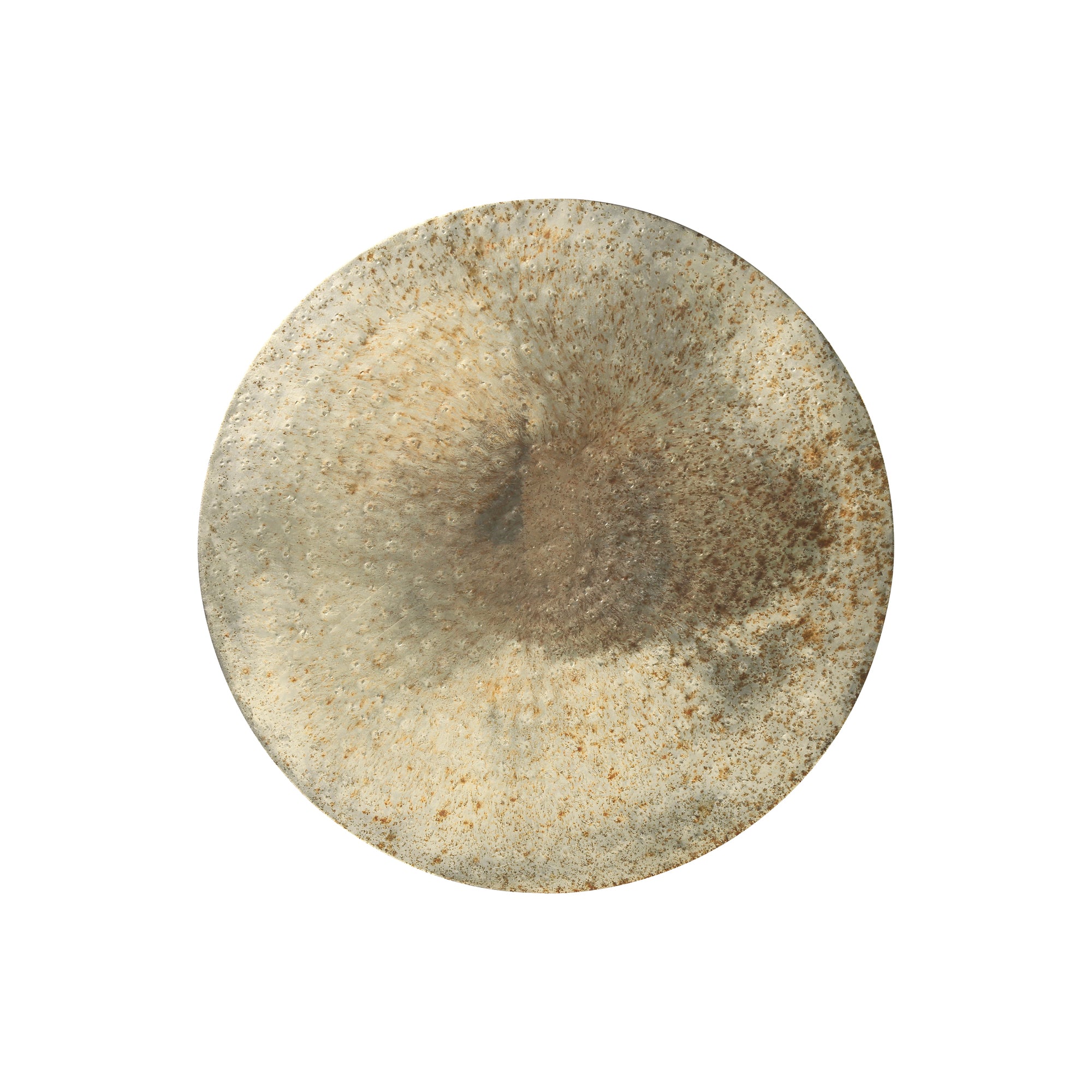 Camille - Side Table - Antique Gold Metal Drum End Table