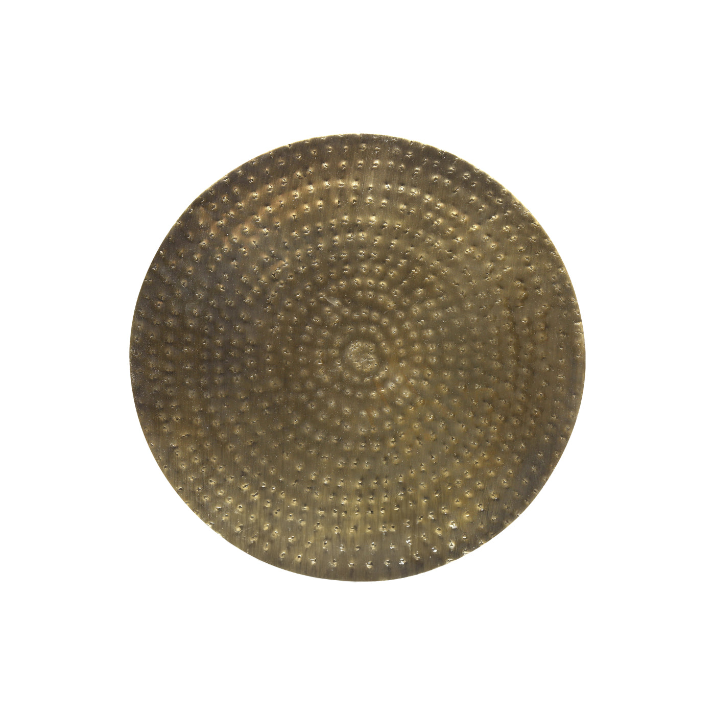 Margaux - Side Table - Gold Metal Drum End Table