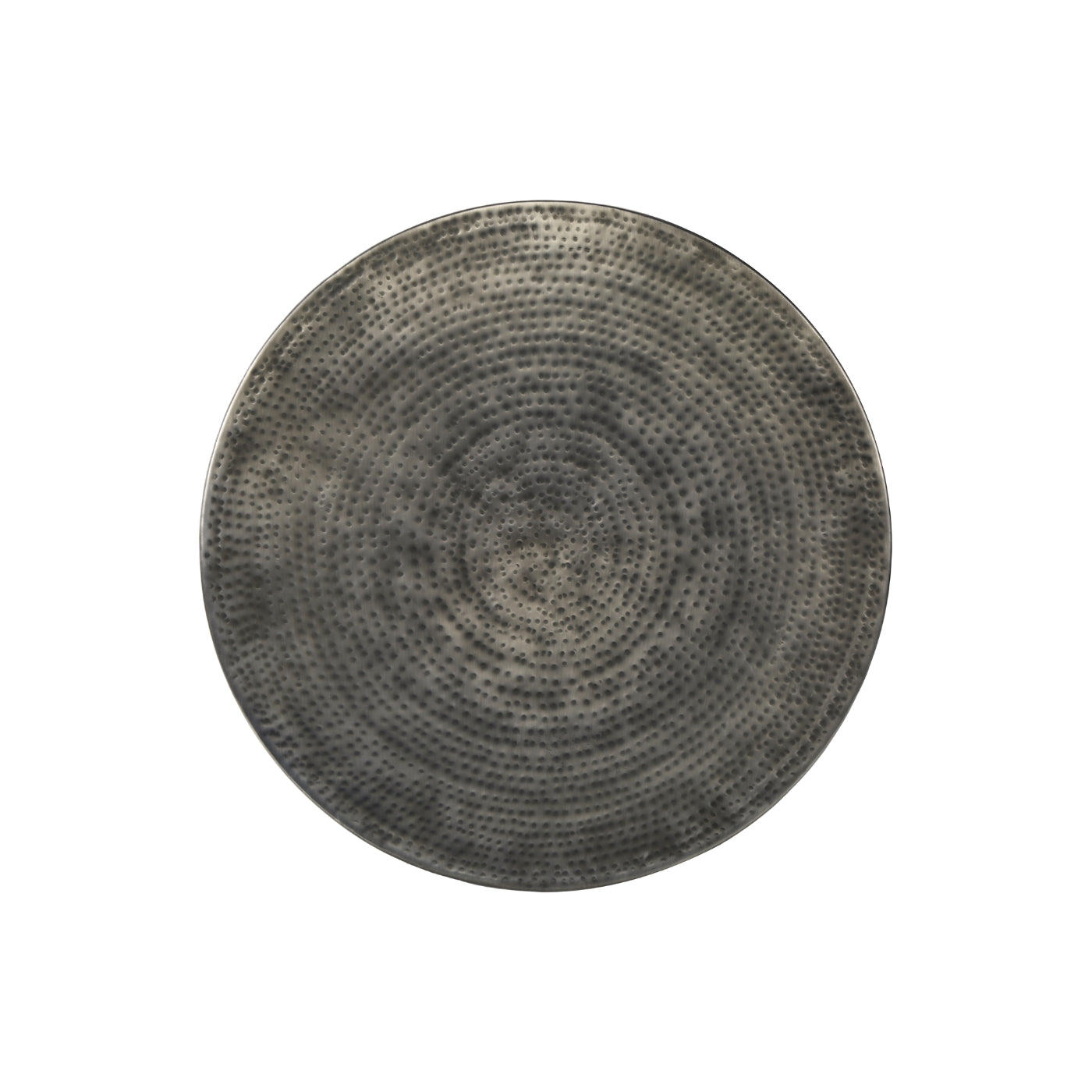 Esteban - Side Table - Drum Metal End Table Grey