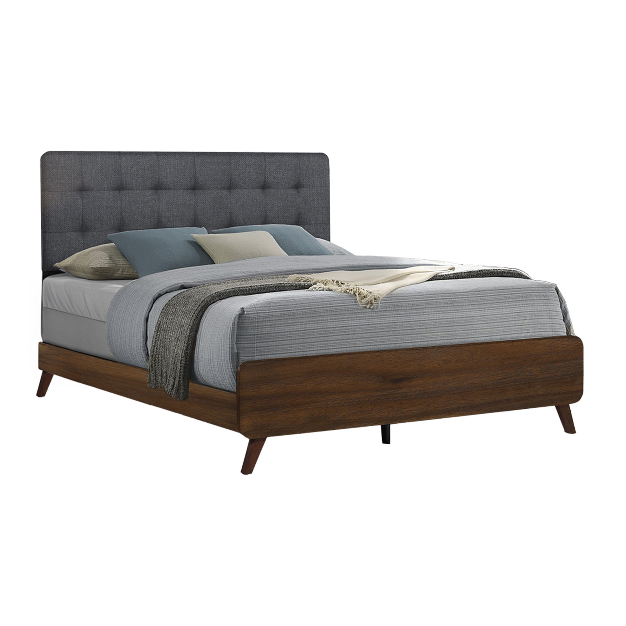 Jolen - Queen Bed - Walnut