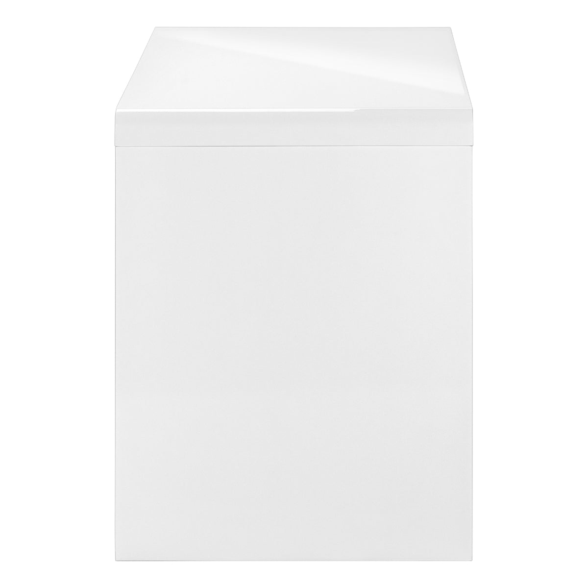 Alarion - Office desk - 48 in - Glossy white