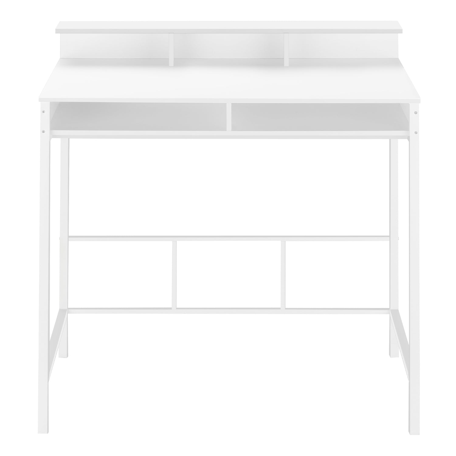 Kerian - Standing Height Office Desk - White