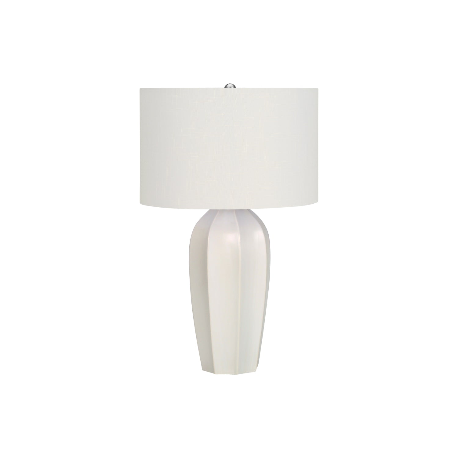 Table Lamp - 27"H / Ceramic Cream / Ivory