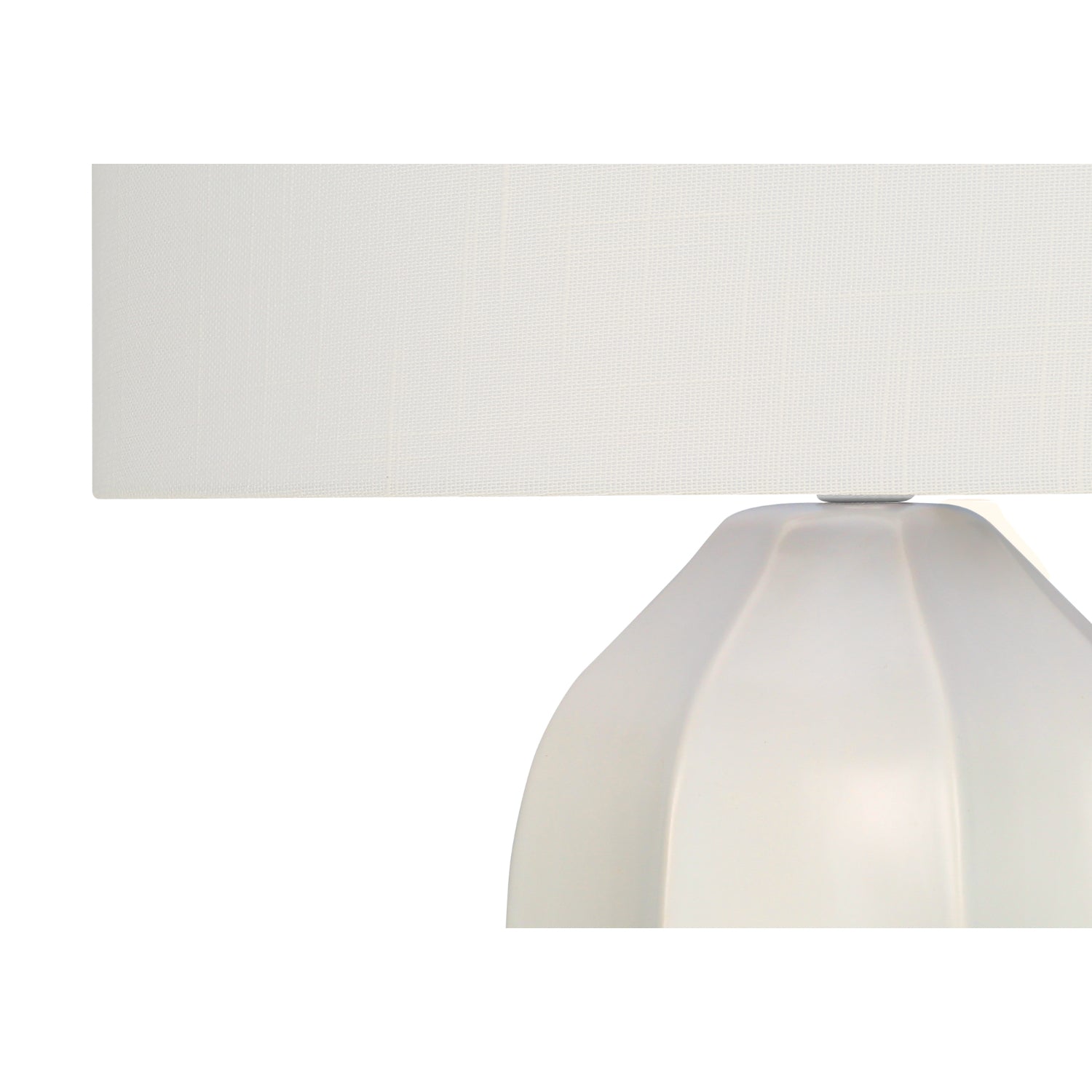 Table Lamp - 27"H / Ceramic Cream / Ivory