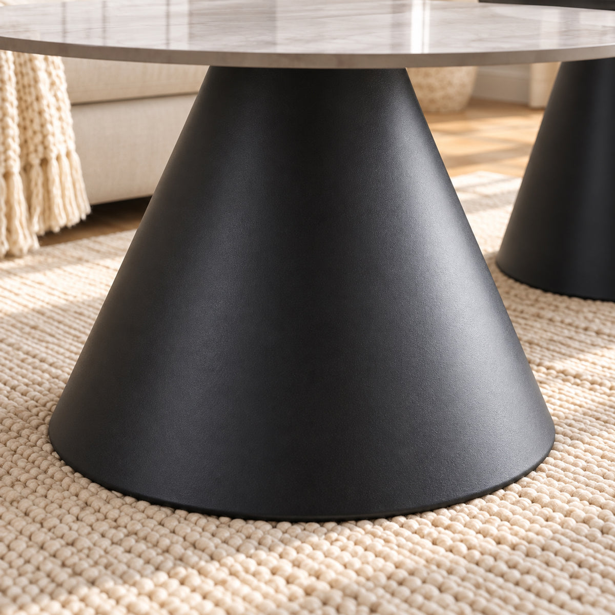 Avolio - Coffee Table Set - Grey Marble
