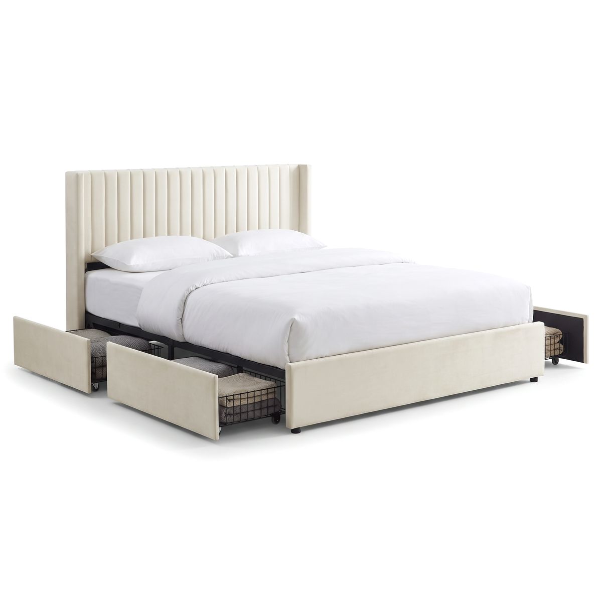 Bena - Lit Queen - Velour Beige
