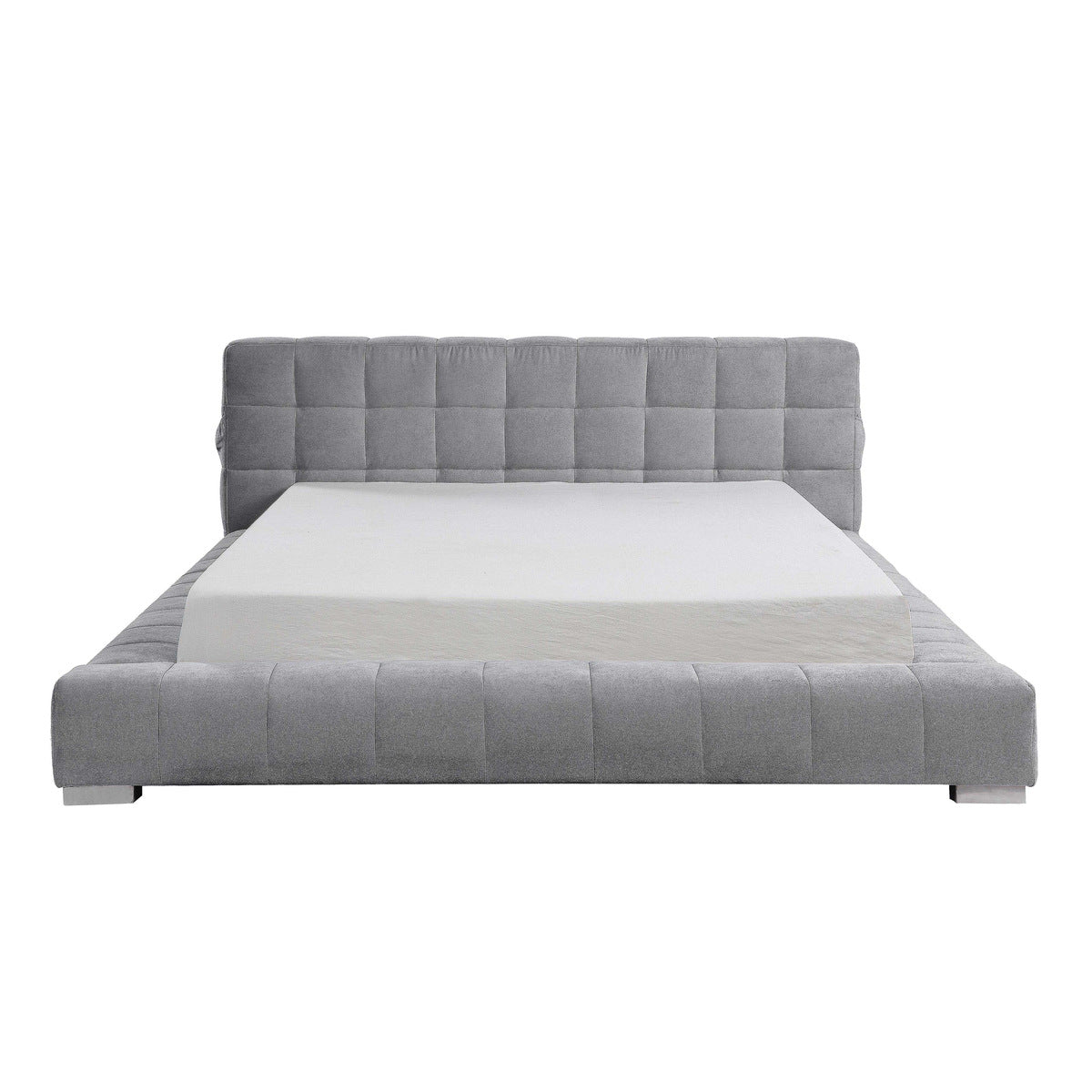 Modena - Queen Bed - Gray Fabric