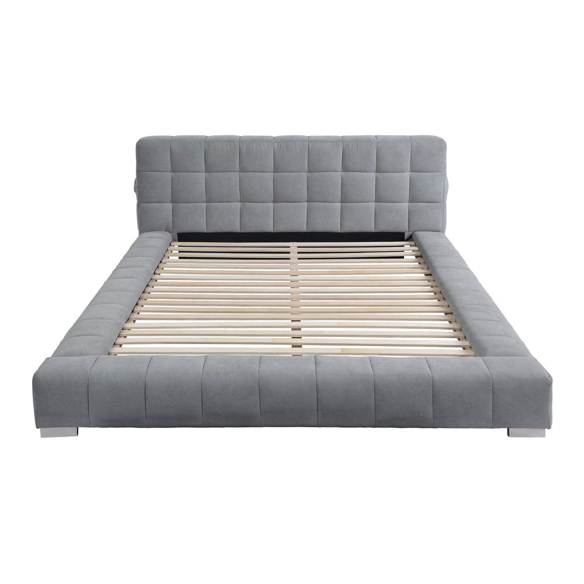 Modena - Queen Bed - Gray Fabric