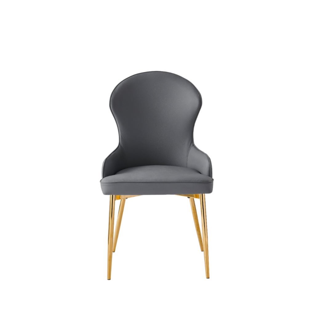 Venus - Dining Chair - Grey PU Leather