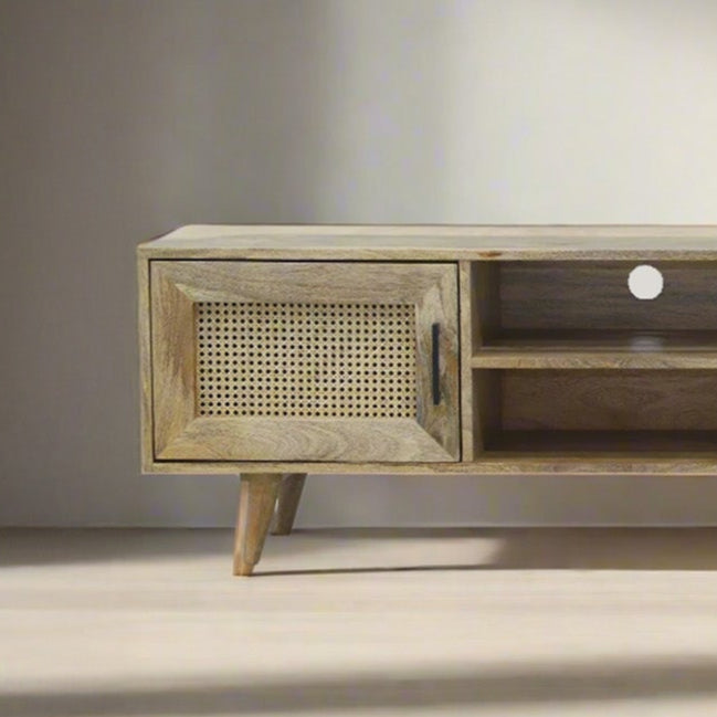 Modern - TV Stand - Solid Wood - 78"