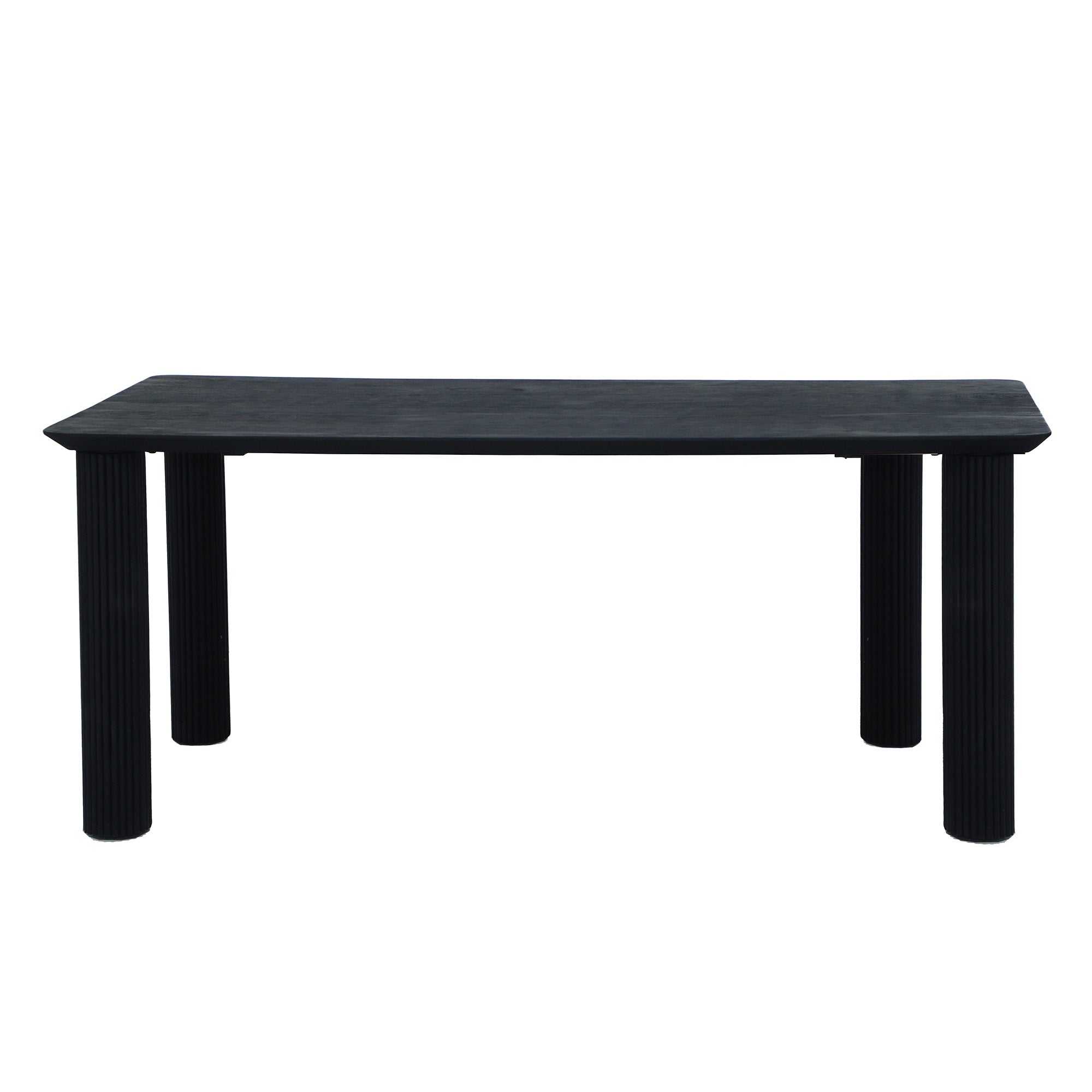 Alto - Dining Table - Solid Black Wood