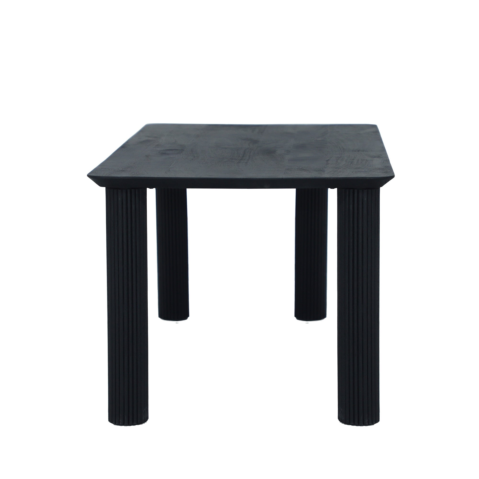 Alto - Dining Table - Solid Black Wood