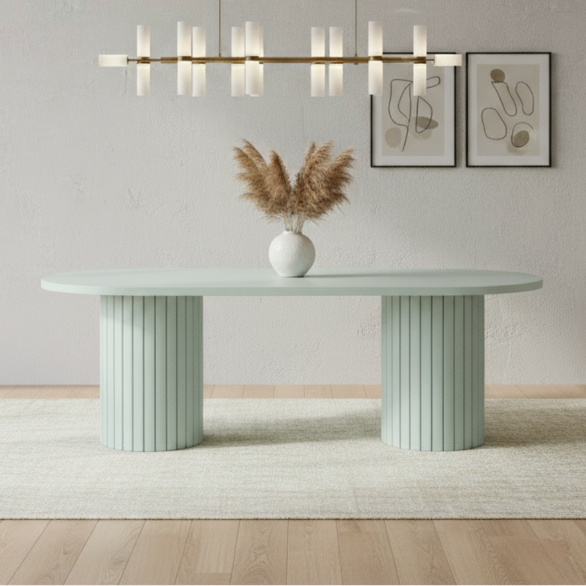 Celia - Dining Table - Solid Wood White